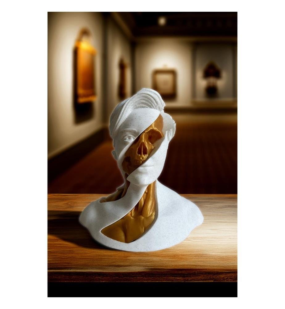 Bijou, 100 % bioplastique, or, blanc