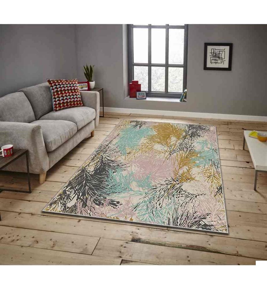 Tapis, Multicolore, 100% Polyester, 100 x 180 cm