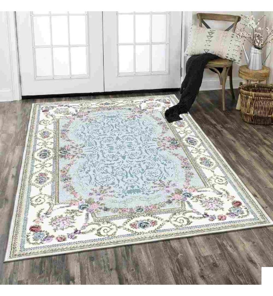 Tapis de salle, Multicolore, 100% Velours, Semelle : 100% COTON, 100 x 150 cm