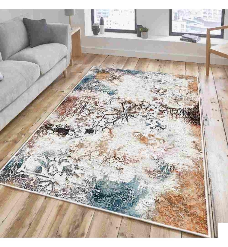 Tapis, 160 x 230, , Multicolore, Tissu velours, Semelle coton