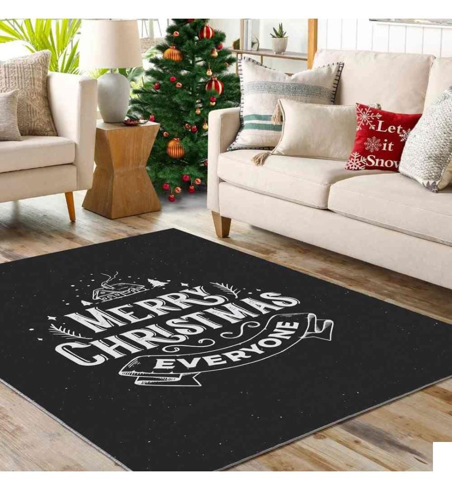 Tapis, 80 x 150, , Black White, 70% Coton - 30% Polyester, 1450 gr-m²,