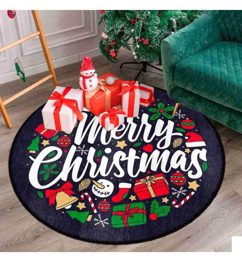 Tapis, Multicolore, 70% Coton - 30% Chenille, 70 x 70 cm