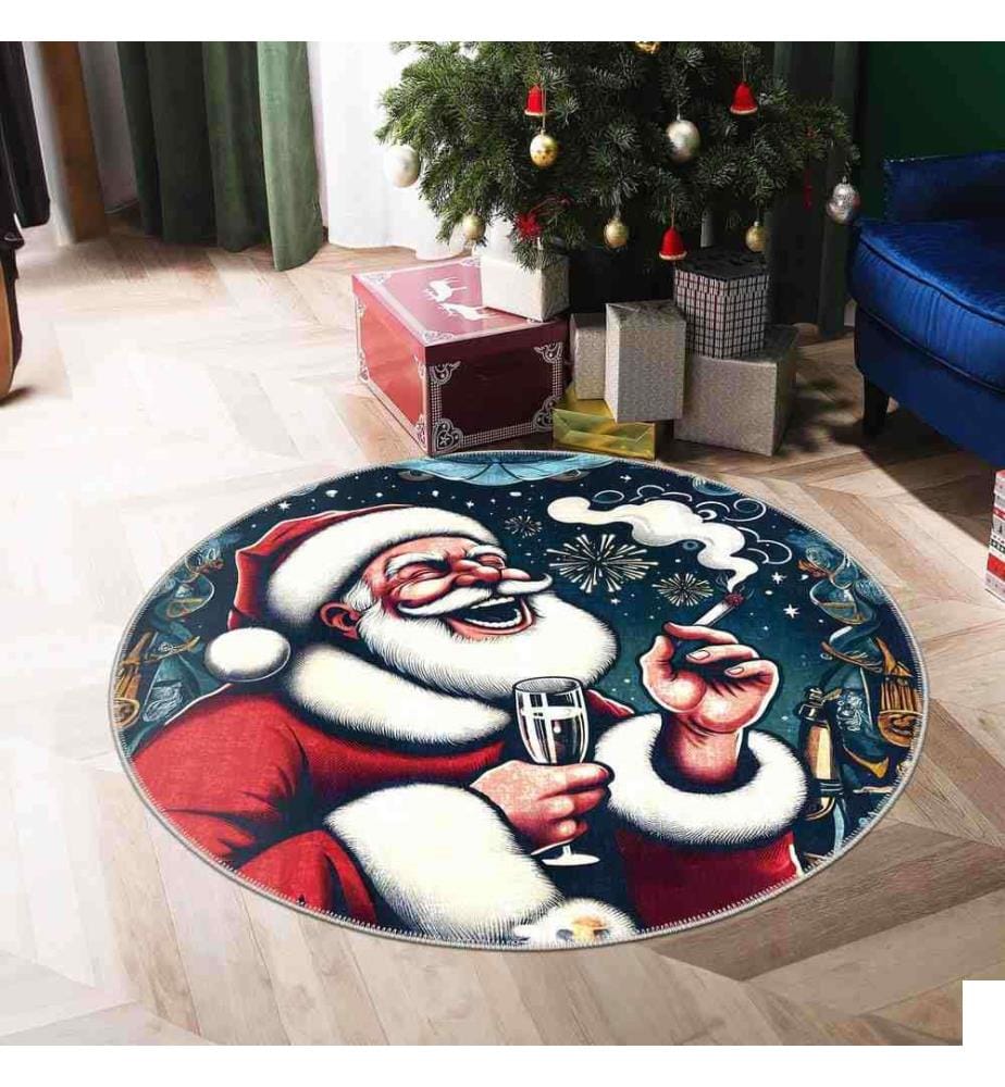 Tapis, Multicolore, 70% Coton - 30% Chenille, 70 x 70 cm