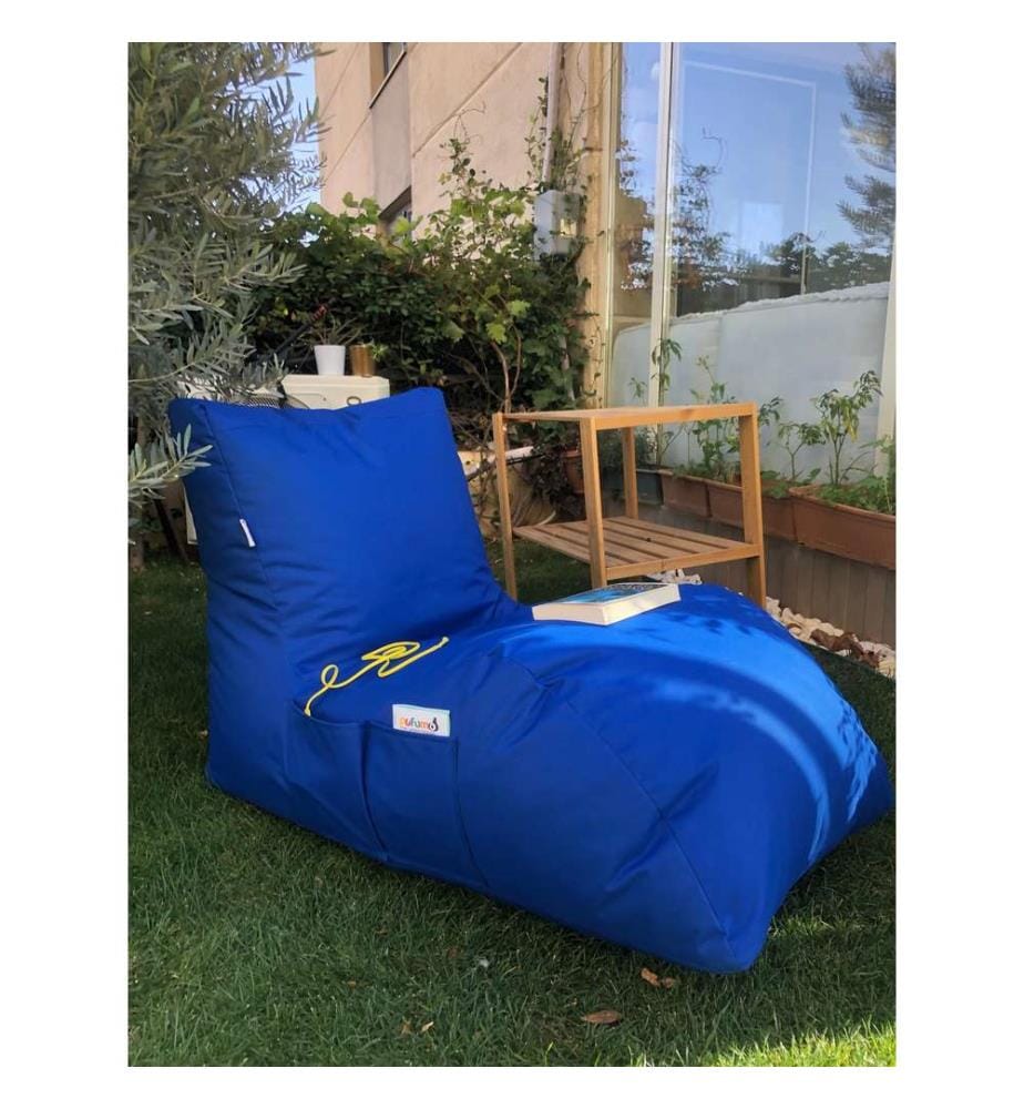 Sac pouf, bleu, 100% polyester, tissu : 100% Impertex