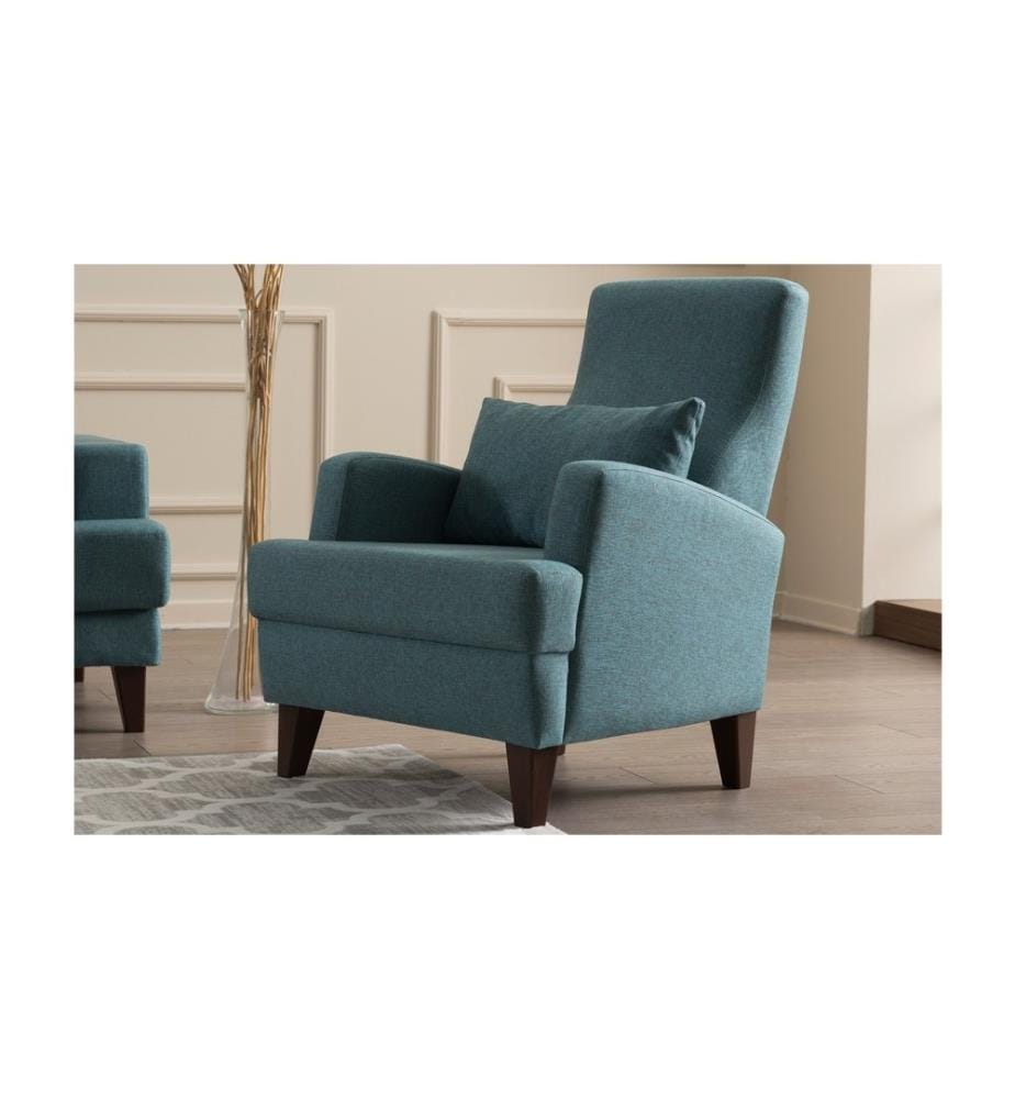 Turquoise, Chaise Bistro, Bois Cadre