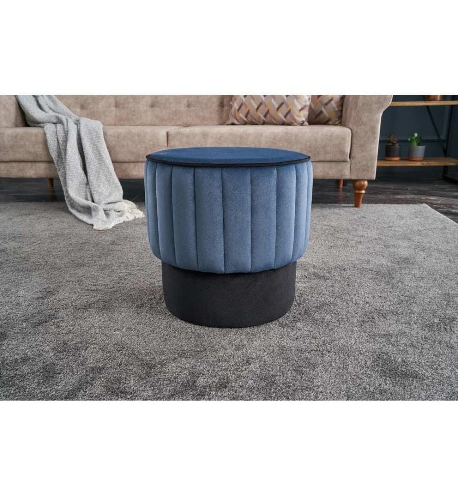 Bleu, Sacs De Haricots Classiques,% 100 Polyester Et Velours