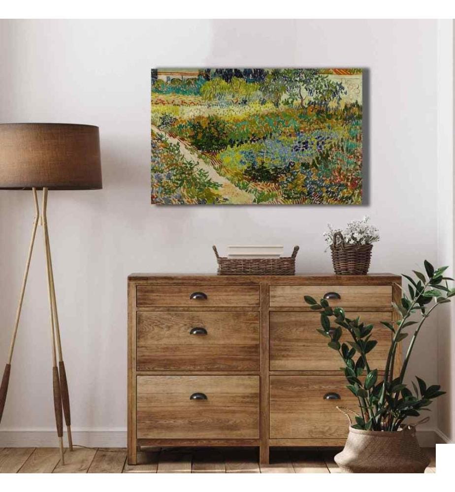 Peinture décorative sur toile, multicolore, toile, cadre en bois