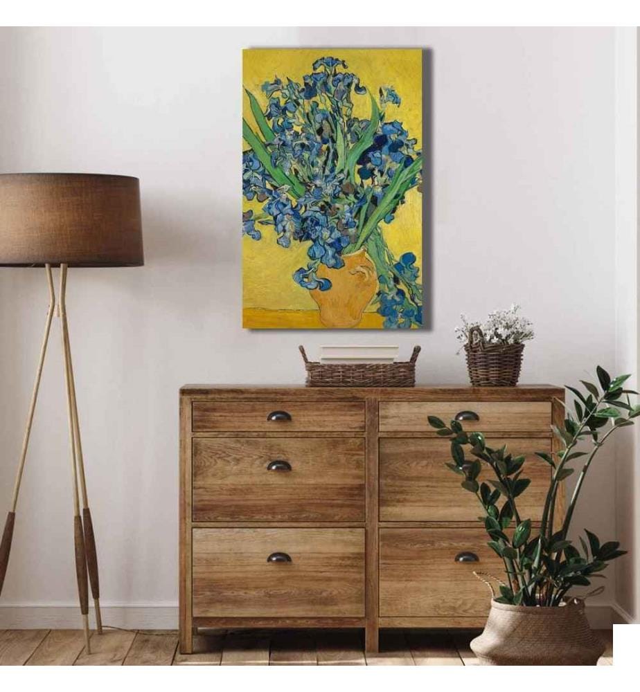 Peinture décorative sur toile, multicolore, toile, cadre en bois
