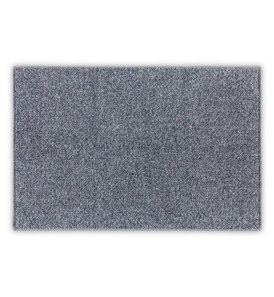 Tapis de bain, bleu, 100% coton