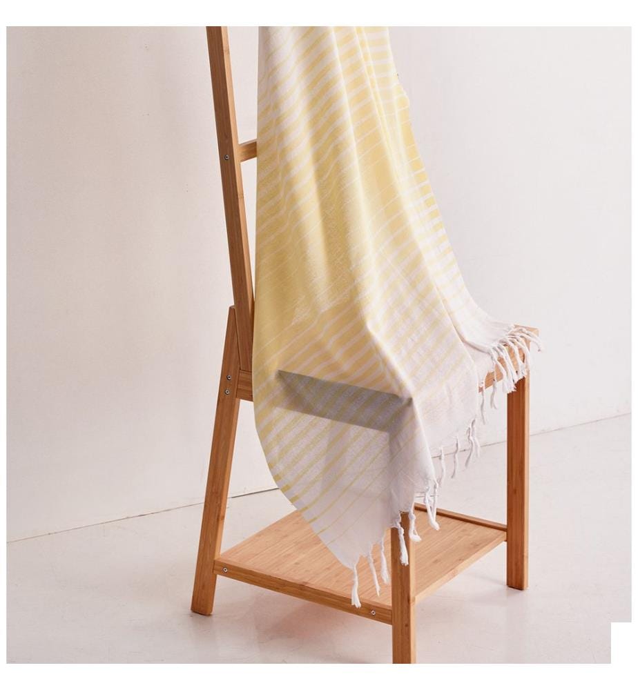 Jaune, Serviettes, Coton