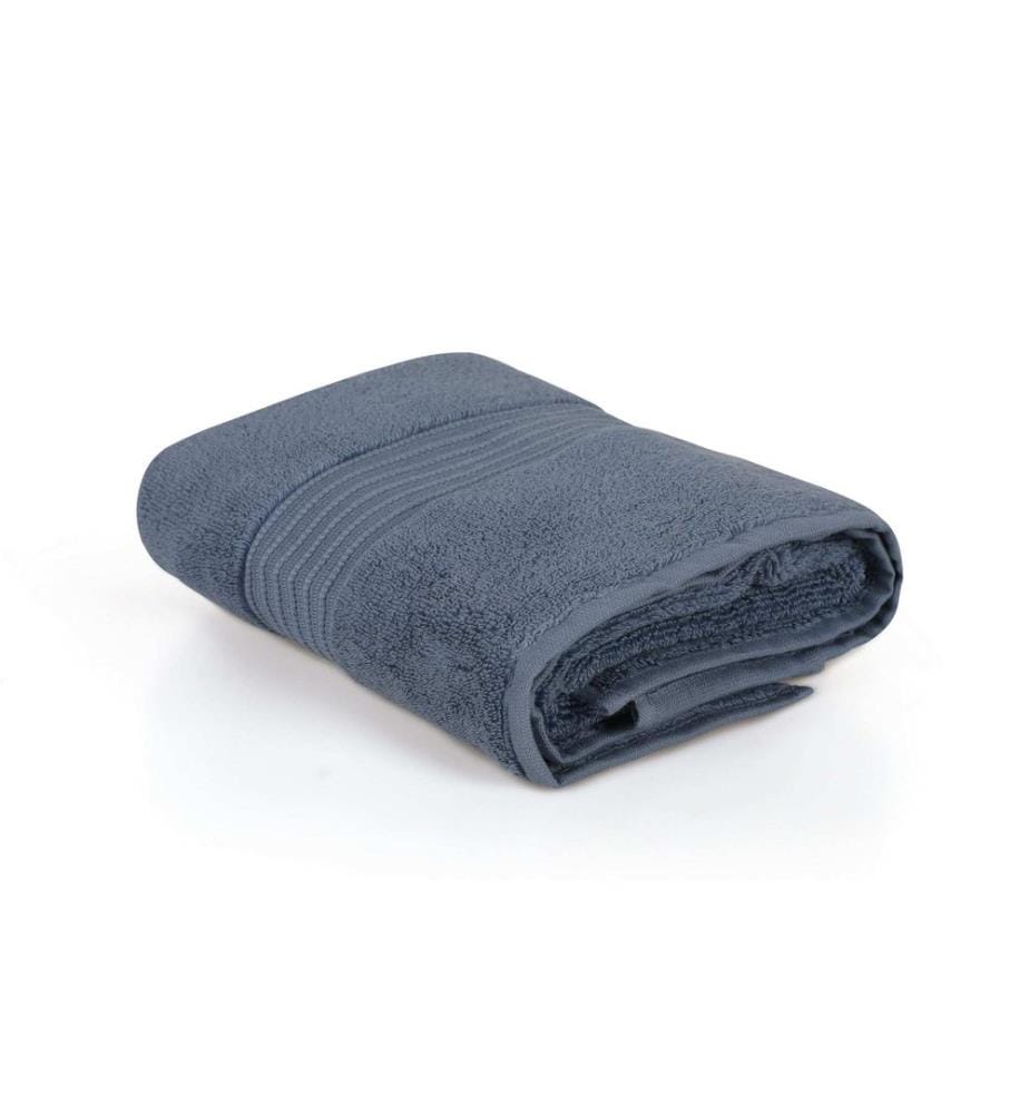 Serviette de toilette, bleu, 100% coton