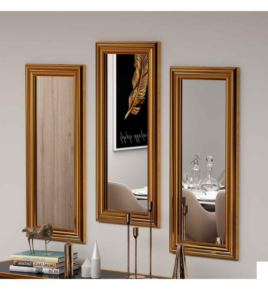 Miroir, Noir, MDF, Miroir de commode