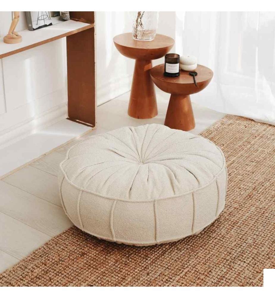 Coussin, blanc, tissu : 100% Teddy