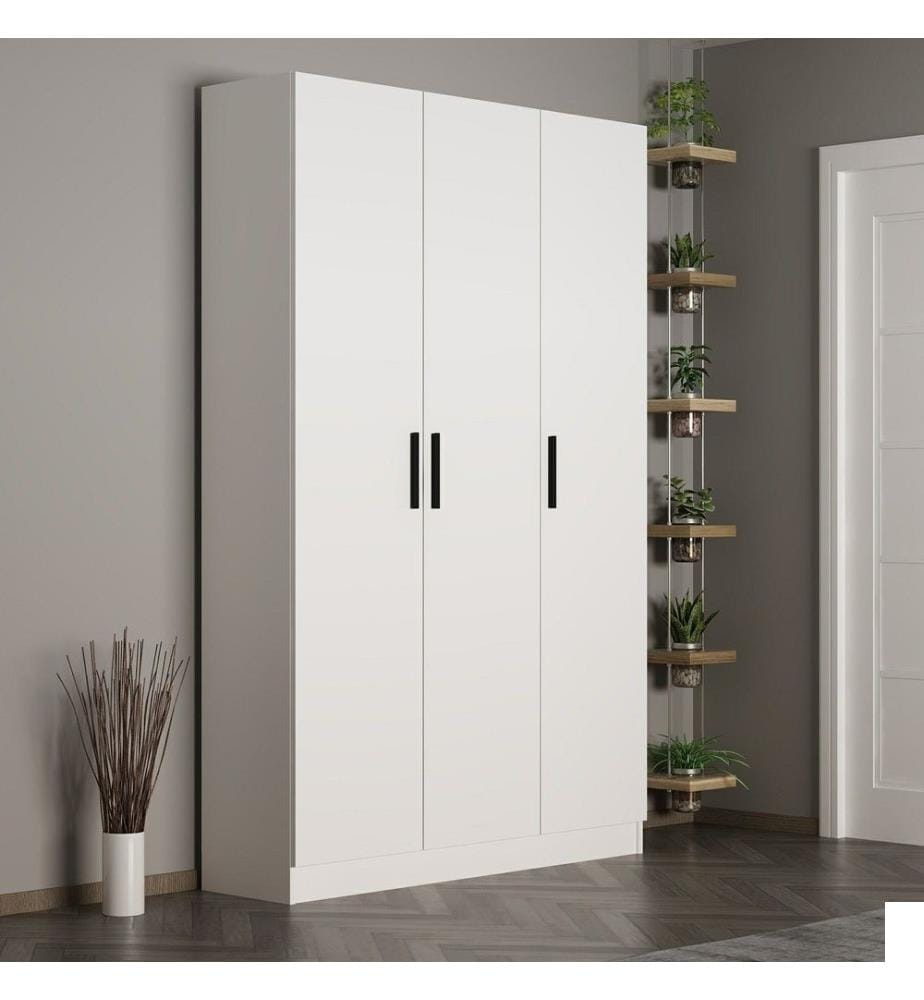 Hall Stand, blanc, panneau de particules mélaminé