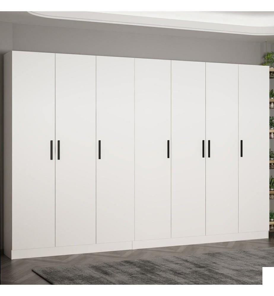 Hall Stand, blanc, panneau de particules mélaminé