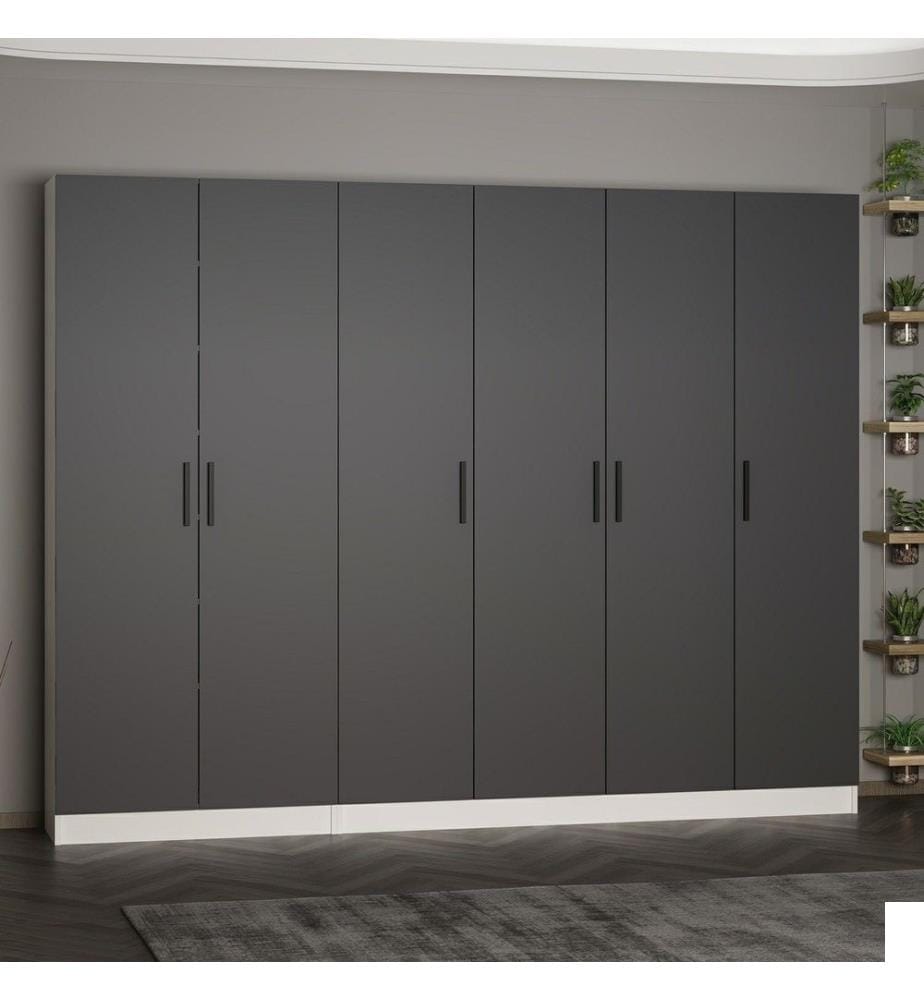 Hall Stand, Anthracite, panneau de particules mélaminé
