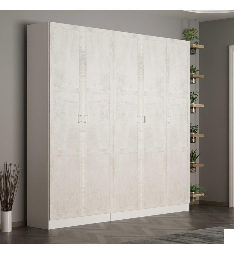 Hall Stand, blanc, panneau de particules mélaminé
