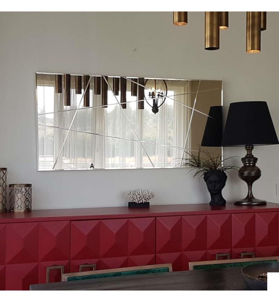 Miroir, bronze, MDF