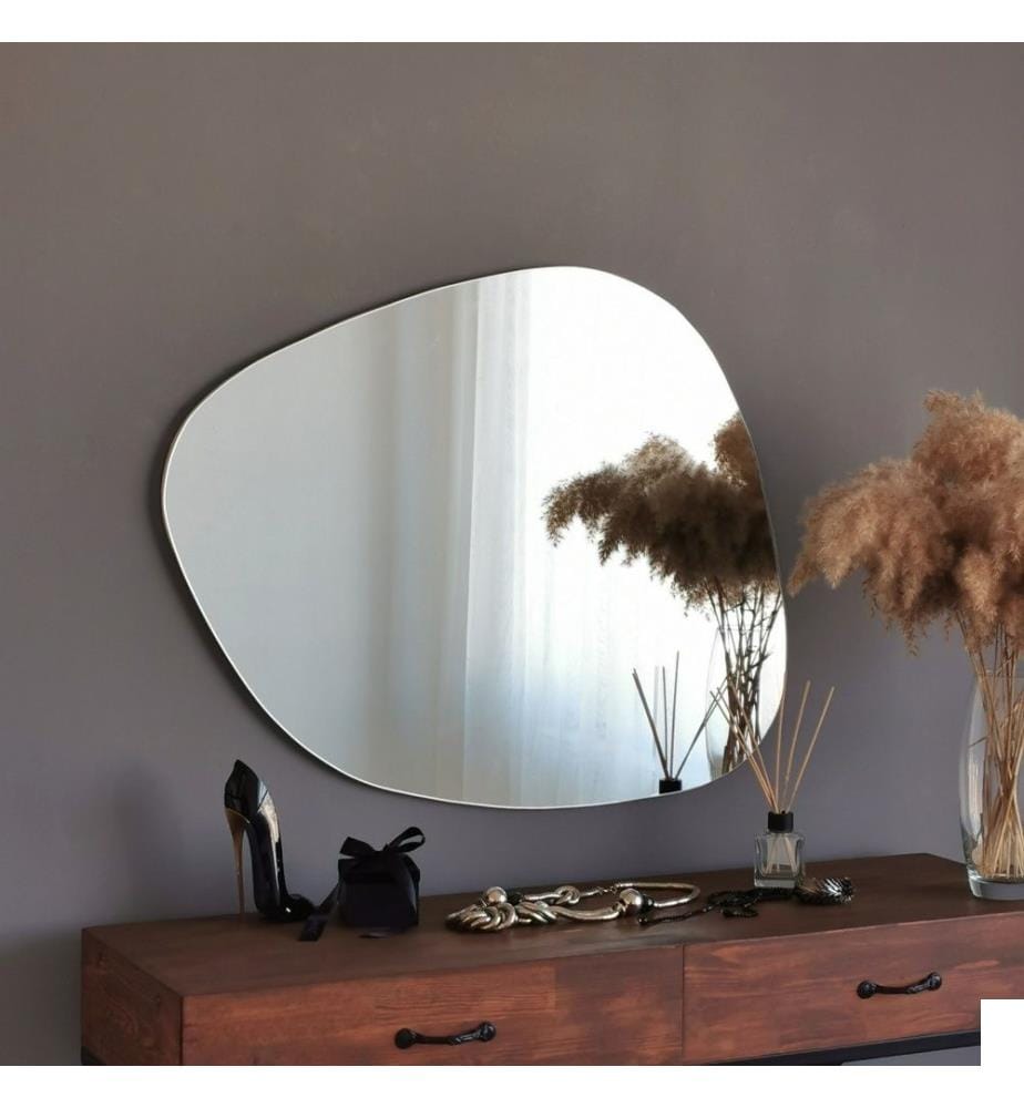 Miroir, blanc, MDF
