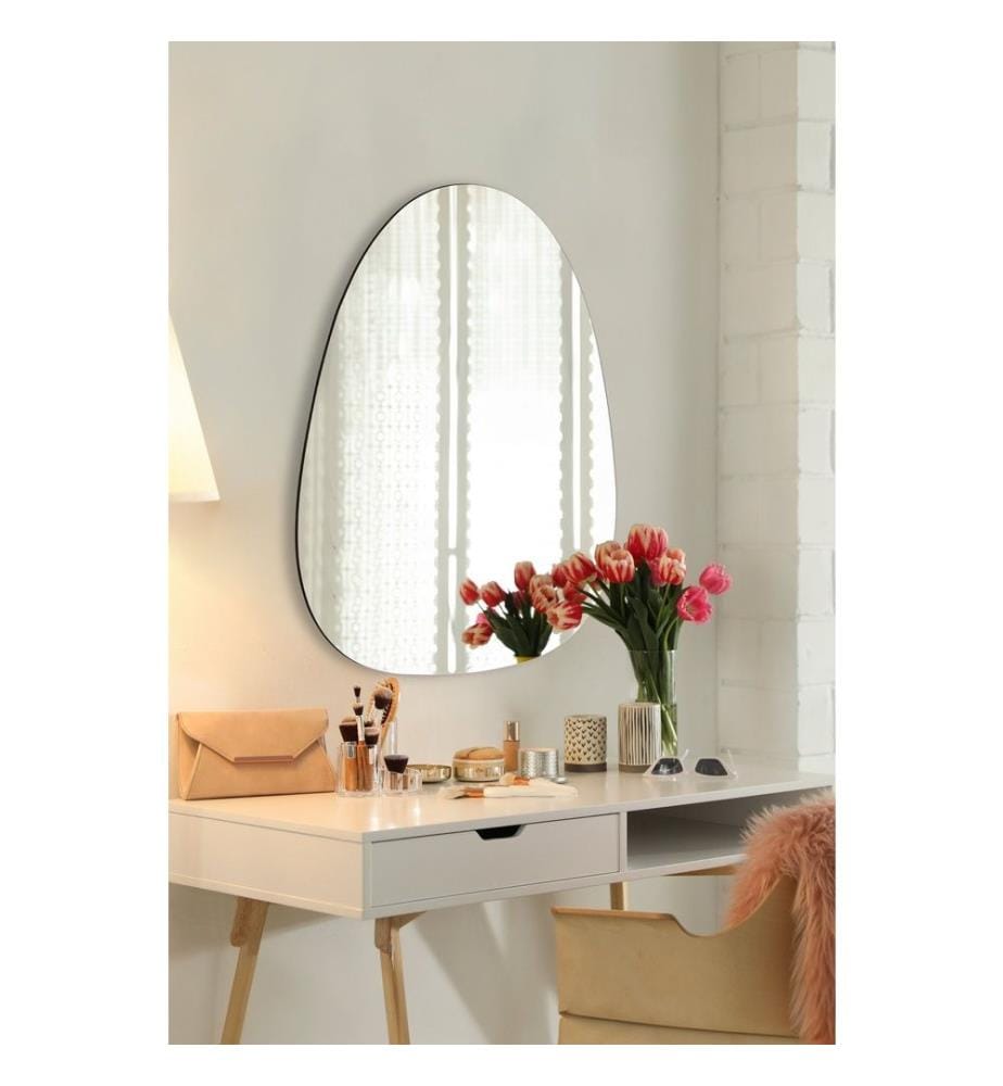Miroir, argent, miroir incassable résistant aux regards, miroir acrylique avec support MDF
