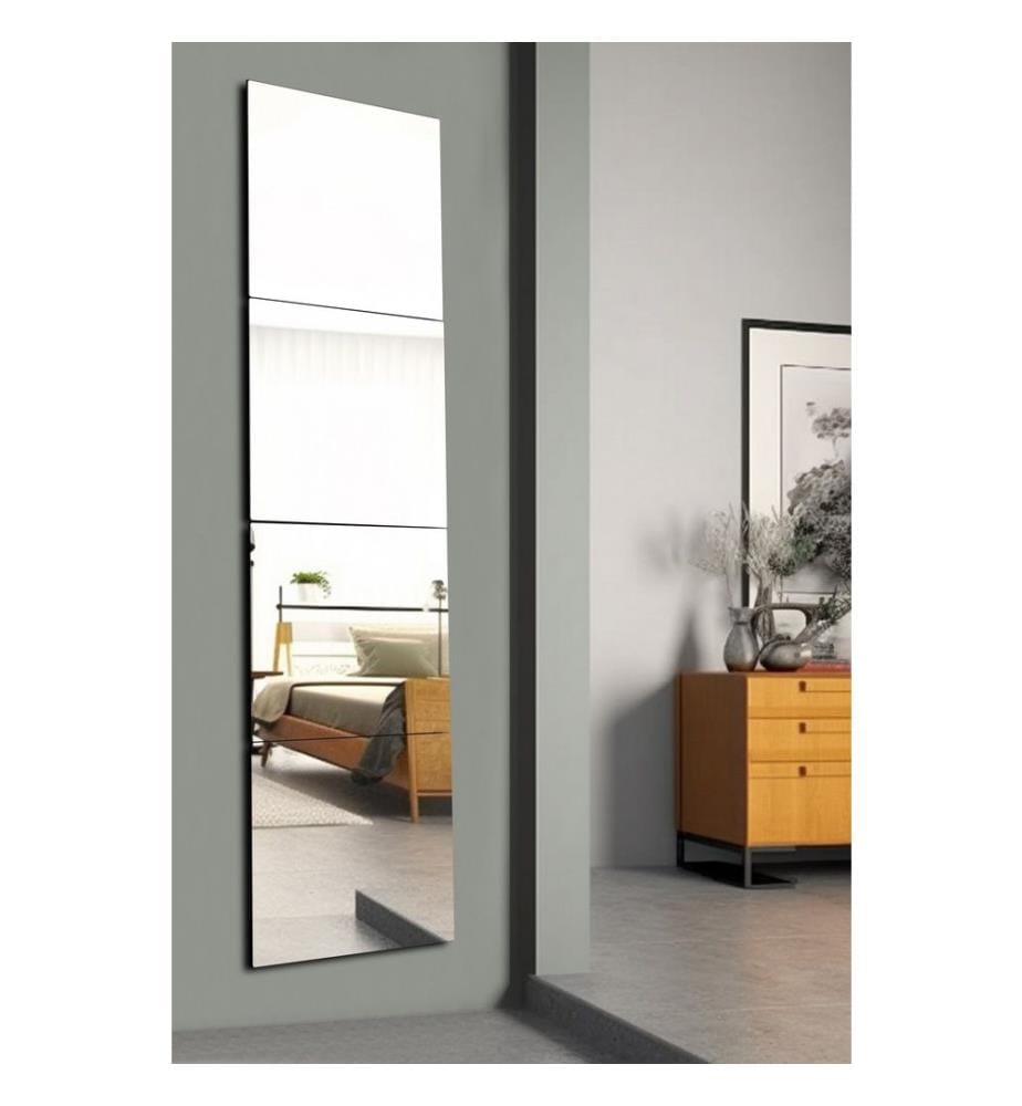 Miroir, argent, miroir incassable résistant aux regards, miroir acrylique avec support MDF