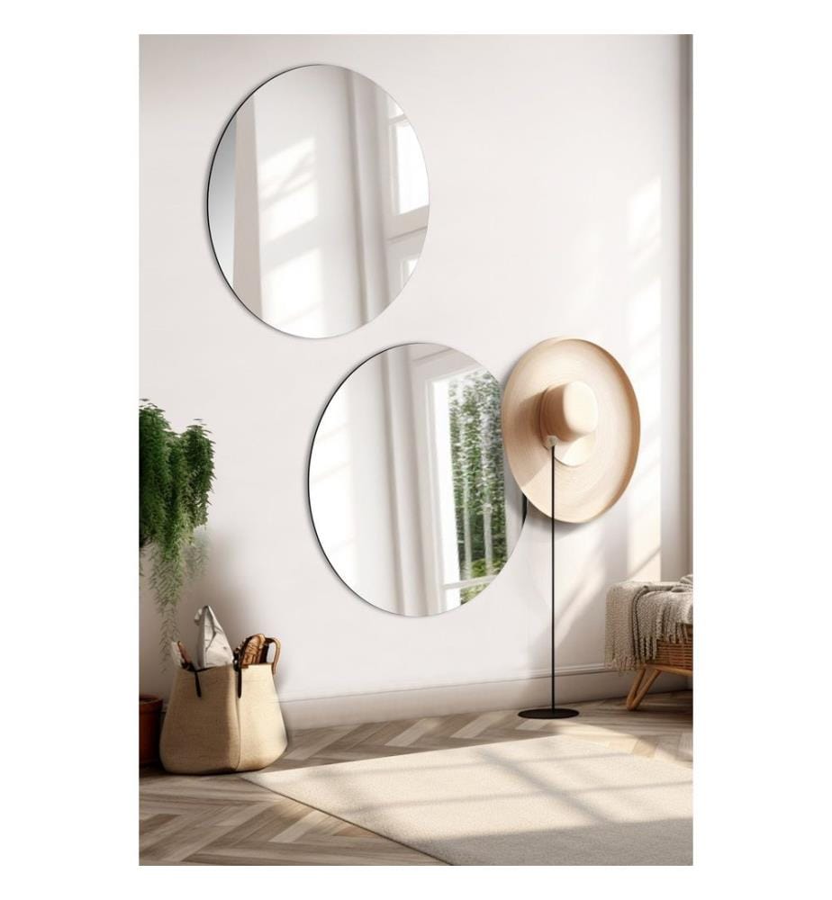 Miroir, argent, miroir incassable résistant aux regards, miroir acrylique avec support MDF