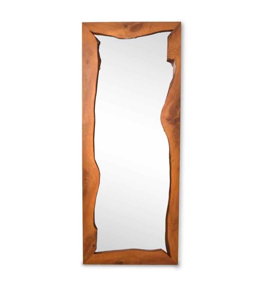Miroir décoratif, noyer, noyer, fait à la main