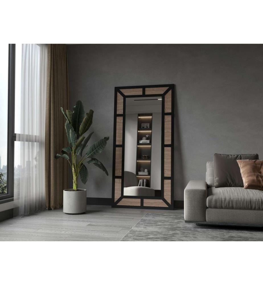 Miroir de cheval, noir, 100% METAL