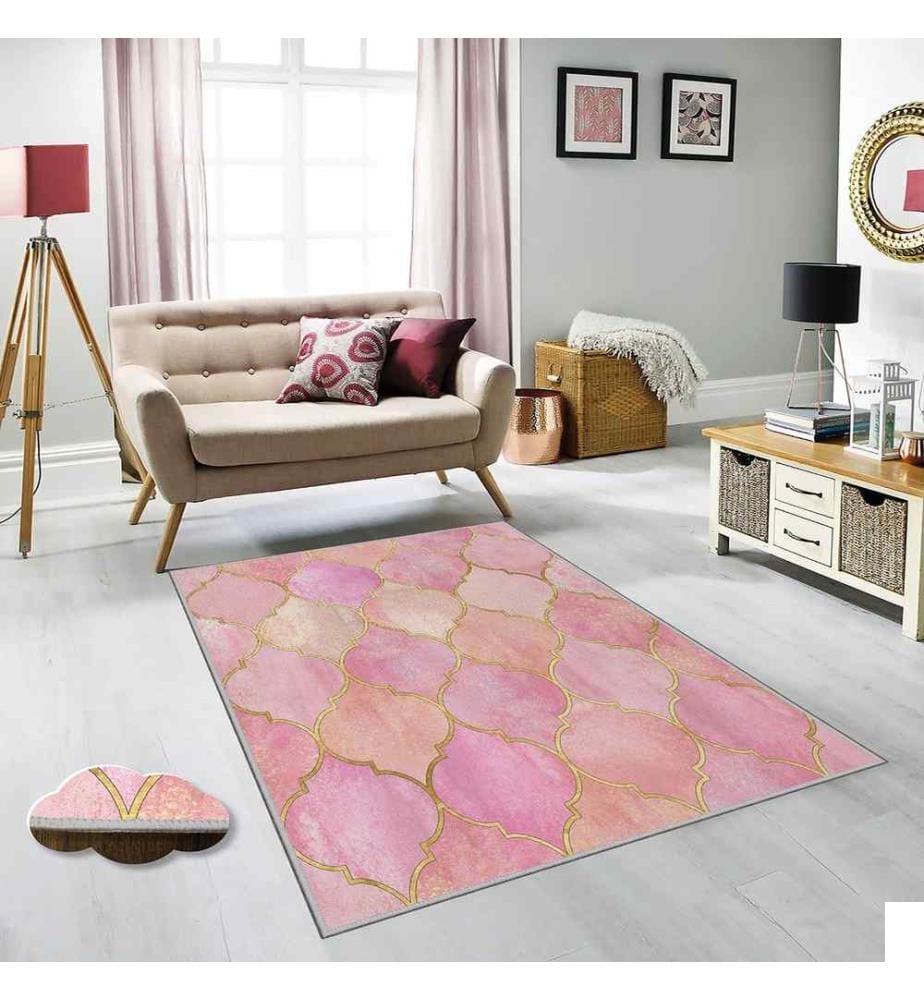 Tapis de salle, Multicolore, 100% Polyester, 80 x 200 cm