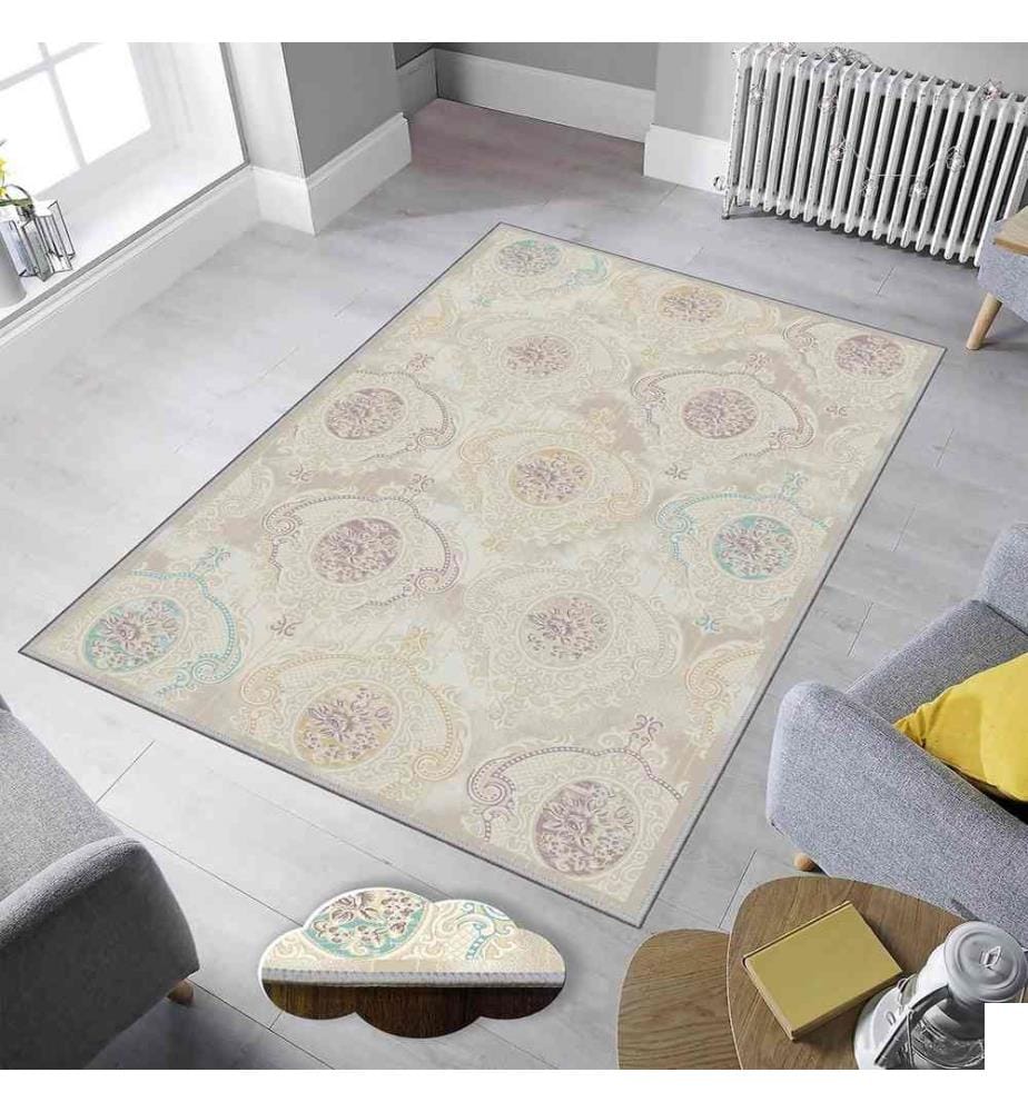 Tapis, Multicolore, 100% Polyester, 140 x 220 cm