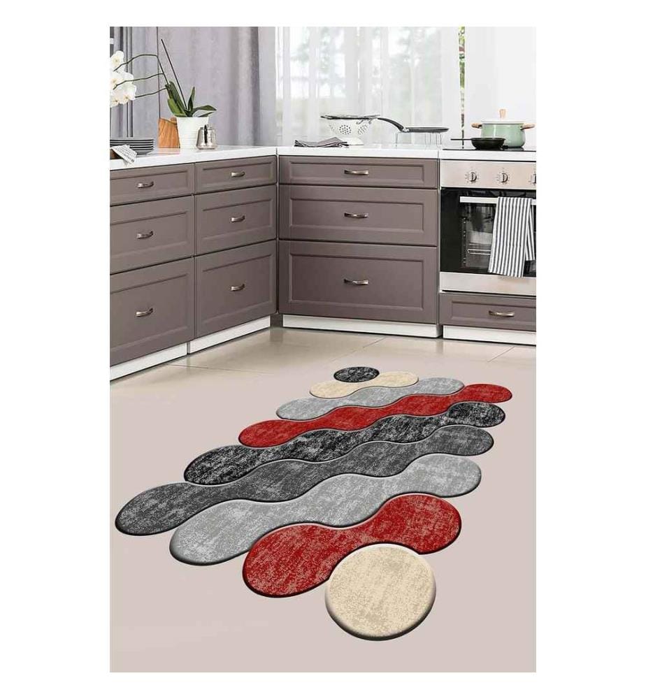 Tapis de salle, Multicolore, 100% Polyester, 100 x 300 cm