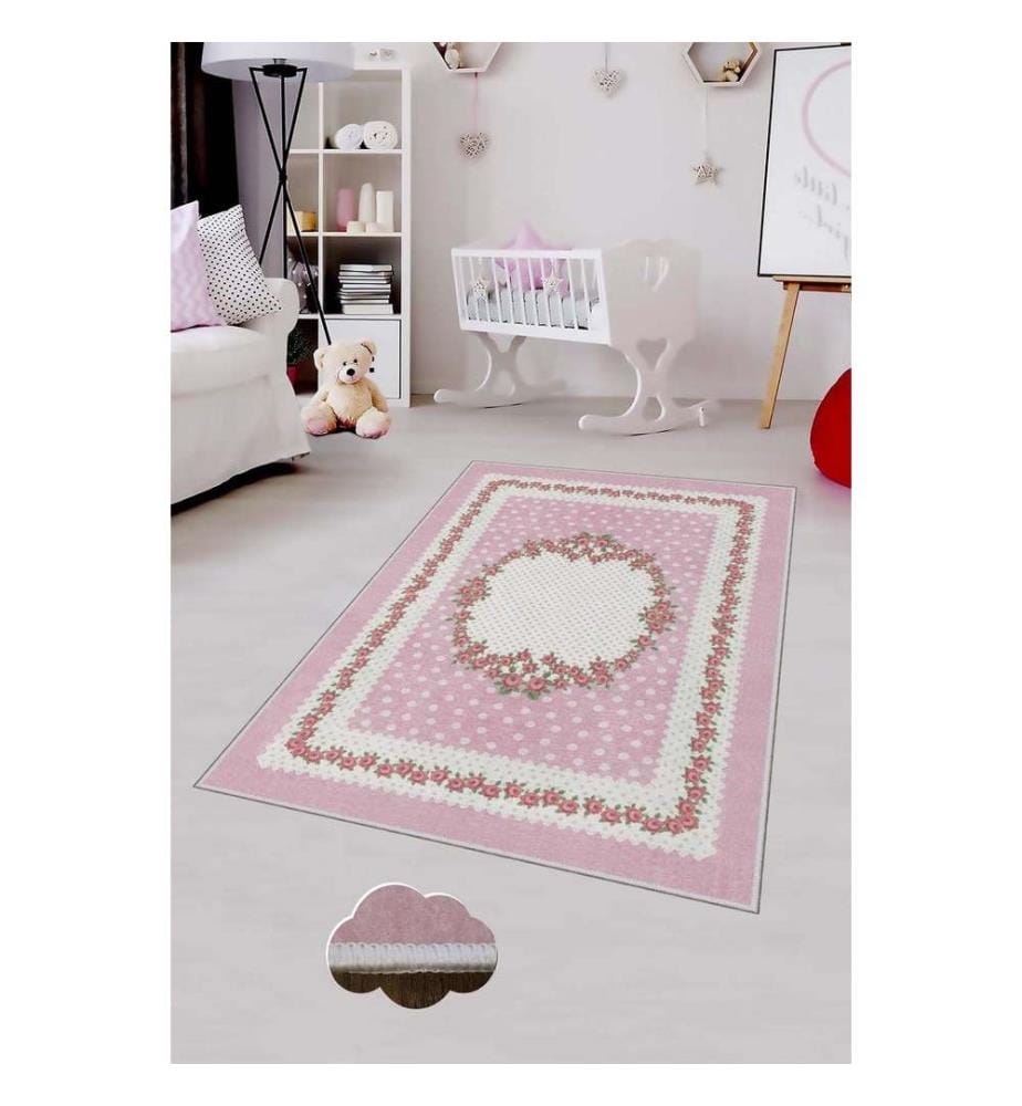 Tapis de salle, Multicolore, 100% Polyester, 80 x 150 cm