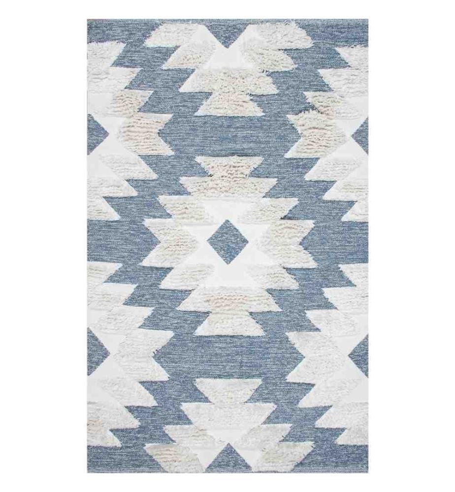 Tapis de salle, multicolore, 100% coton, 80 x 150 cm