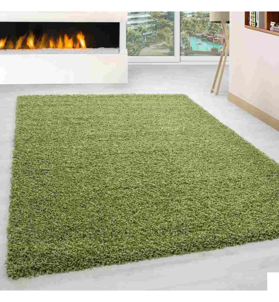 Tapis, vert, 100% polypropylène, 100 x 200 cm