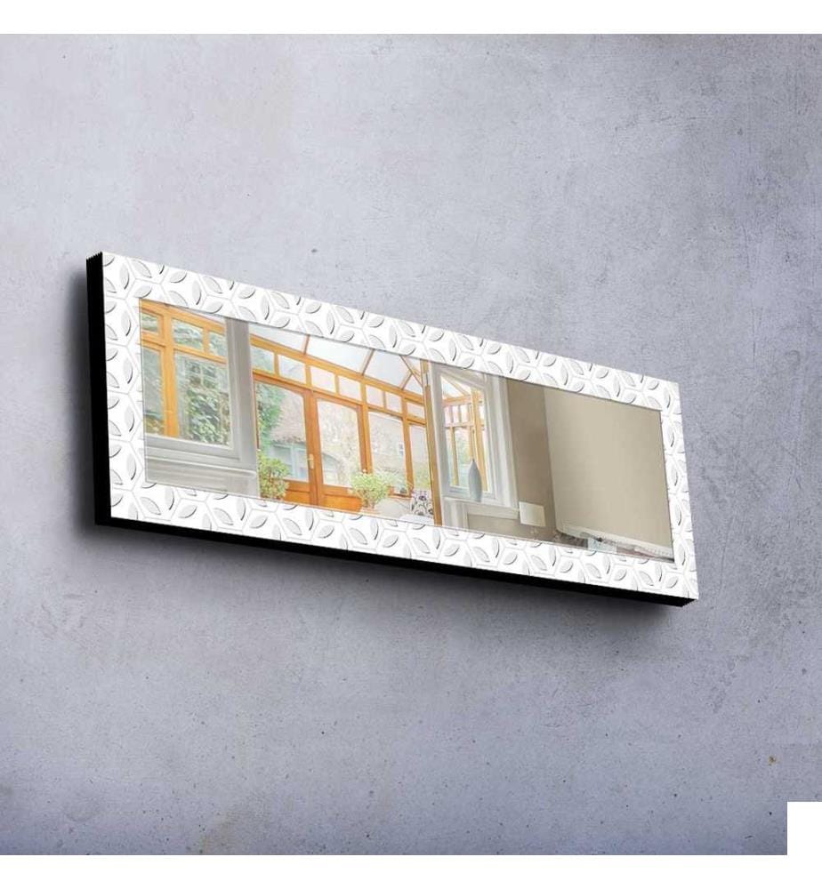 Miroir décoratif, Multicolore, Miroir, Réel, , Cadre en bois de pin