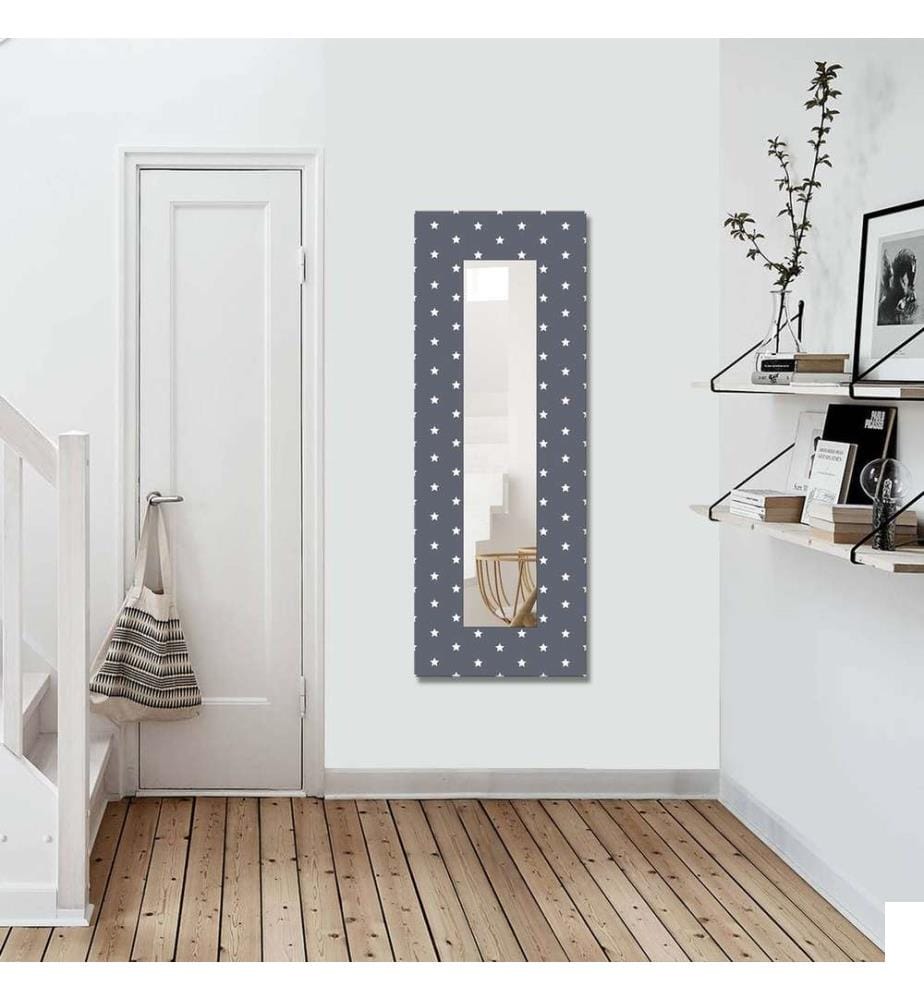 Miroir décoratif, multicolore, toile sur MDF