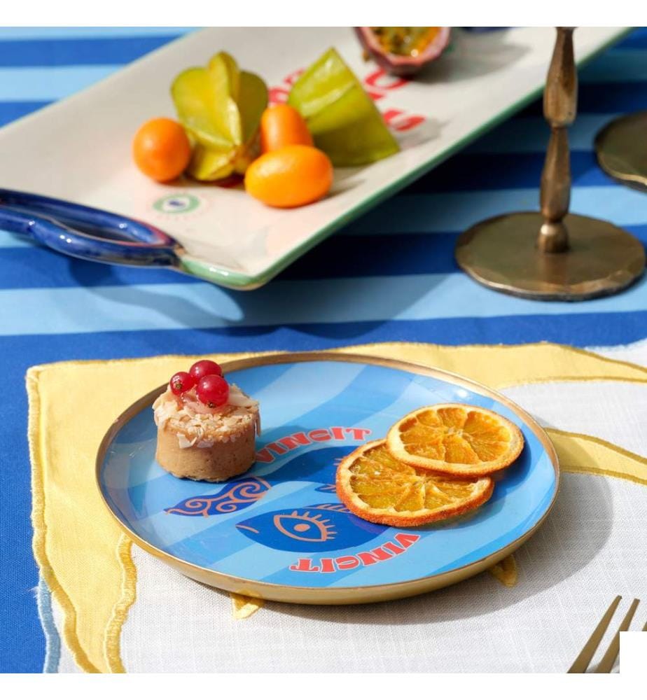 Plateau, Bleu, 100% METAL