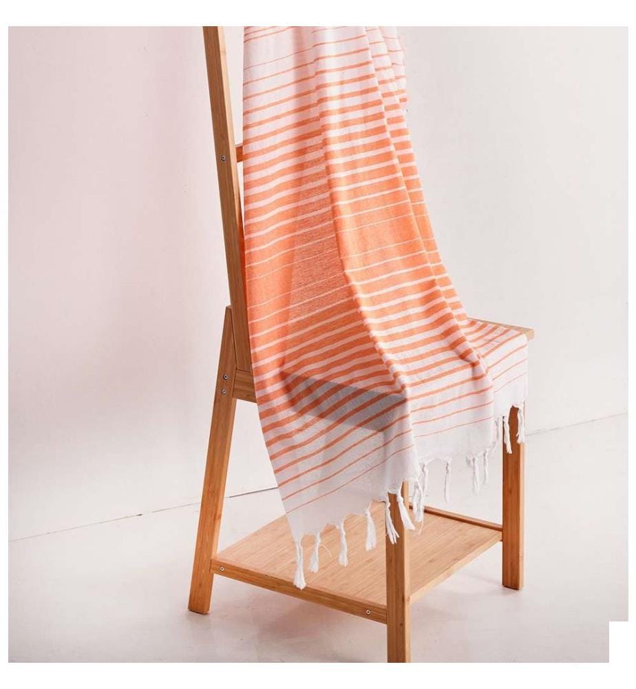 Fouta, Serviette de plage, , Orange, Coton