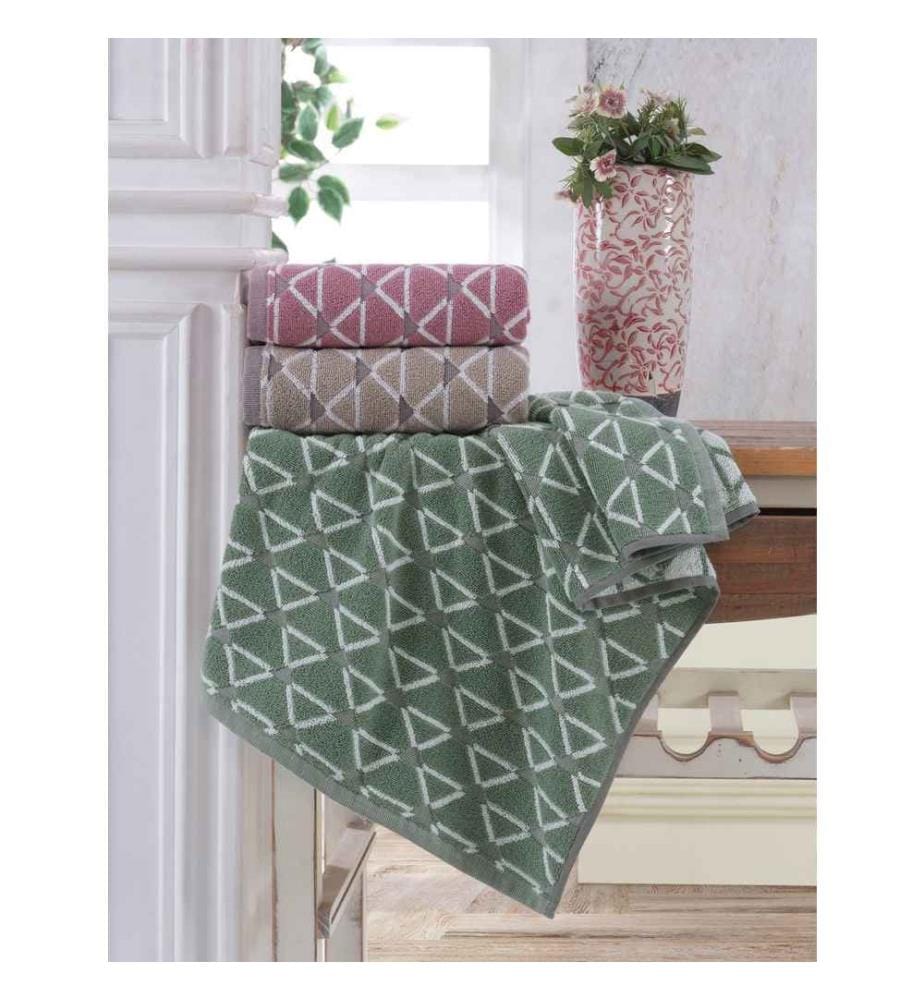 Set de serviettes, 6 pièces, multicolore, 100% microcoton