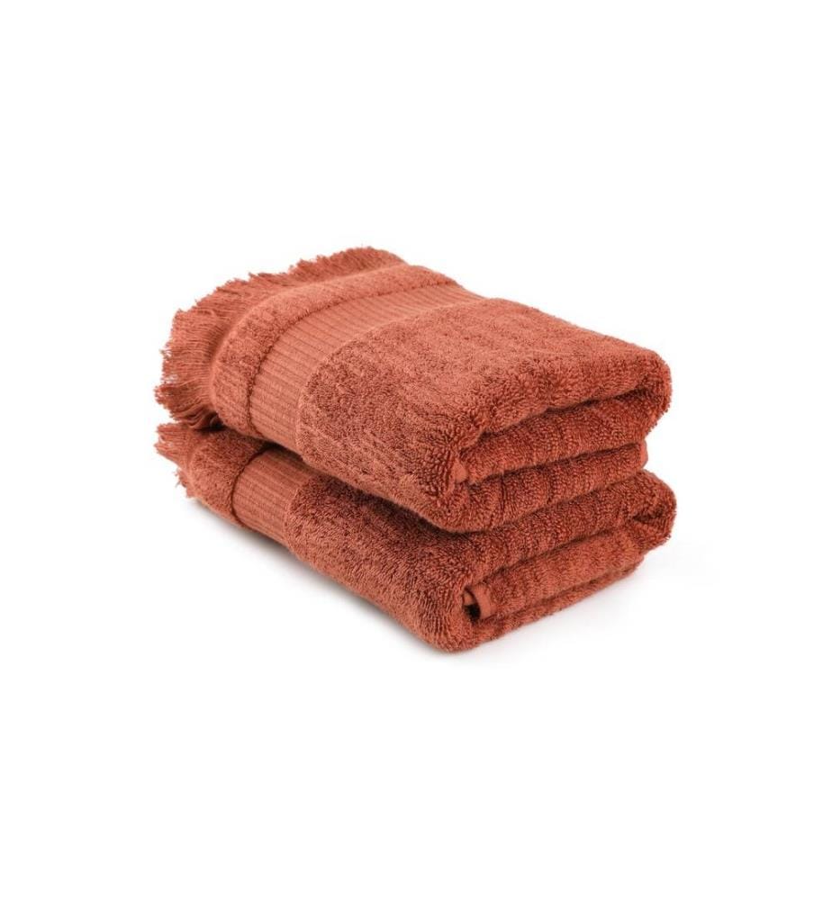 Set de serviettes, 2 pièces, Ginger, 100% coton
