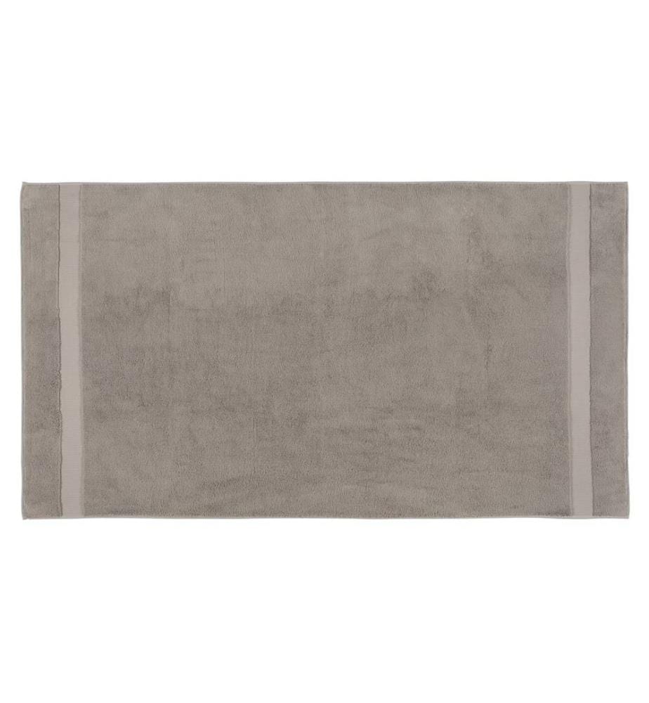 Serviette de toilette, Gris chaud, 80% coton - 20% bambou
