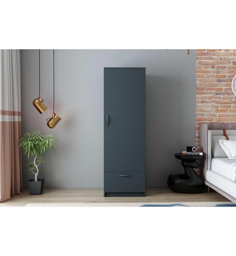 Armoire, Anthracite, Panneau de particules mélaminé