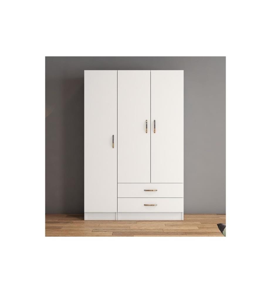 Armoire, blanc, panneau de particules mélaminé