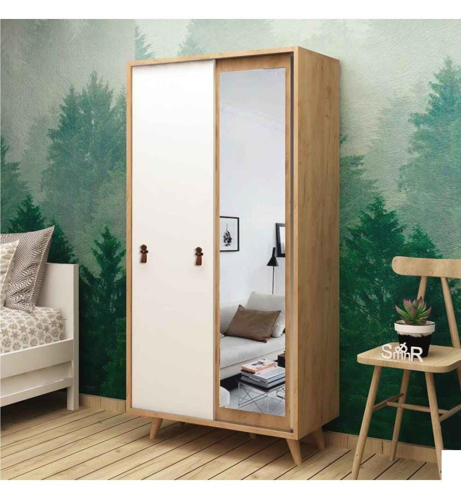Armoire, Chêne Blanc, Panneau de particules mélaminé