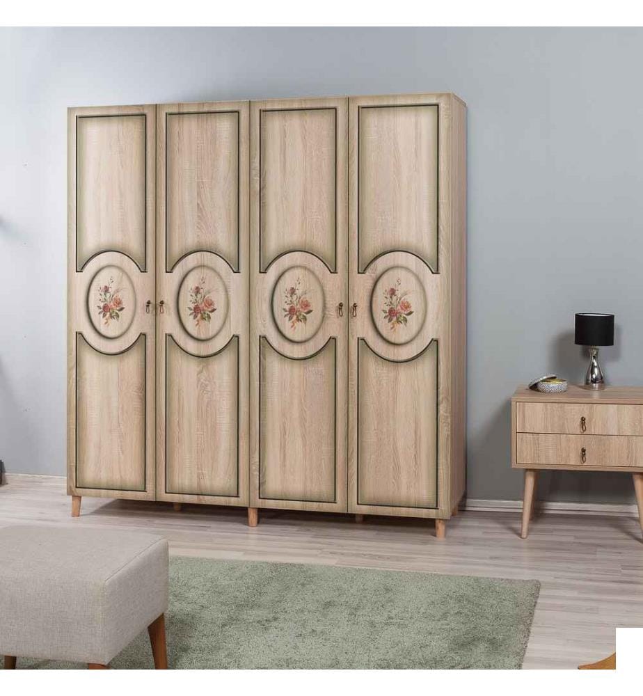 Armoire, Chêne Sonoma, Panneau de particules mélaminé