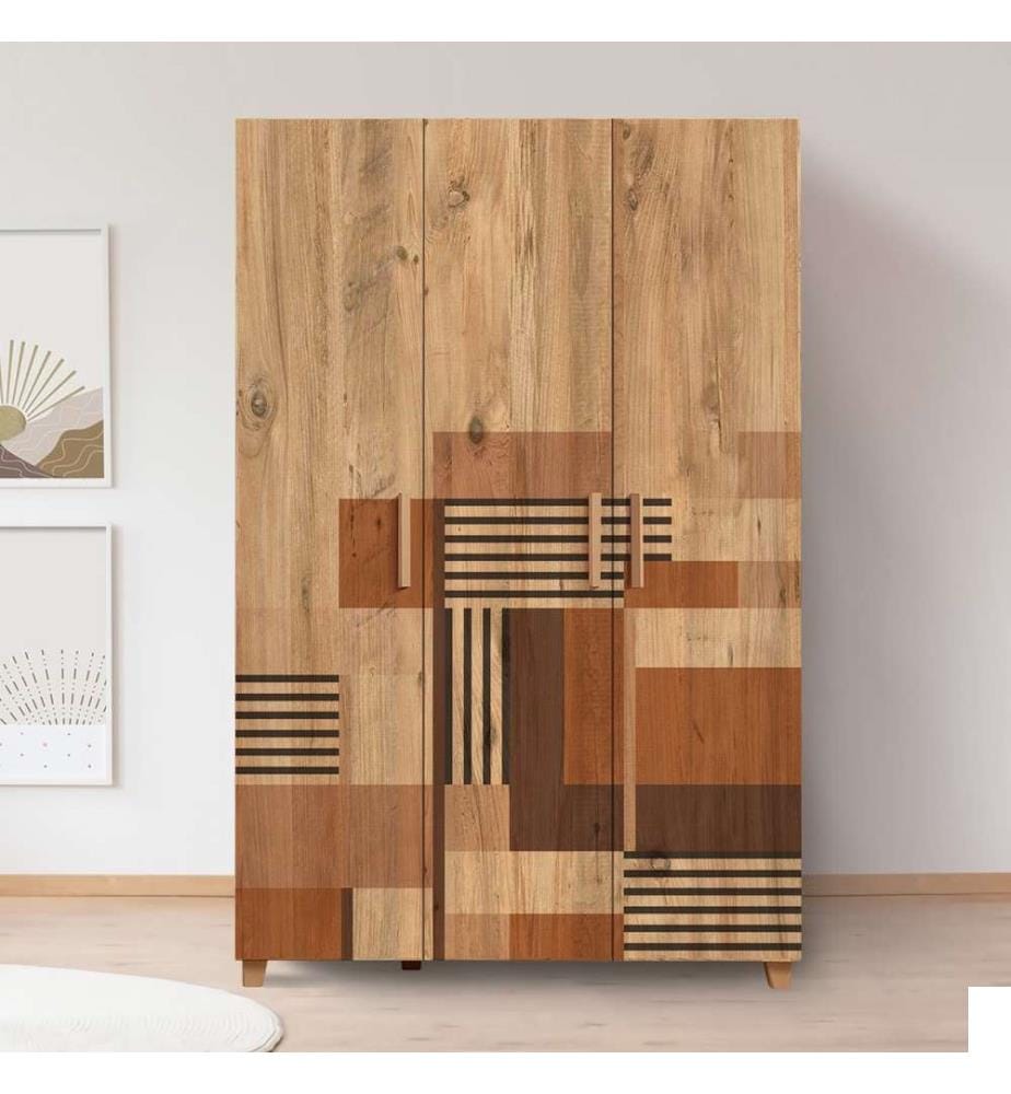 Armoire, pin atlantique, panneau de particules mélaminé