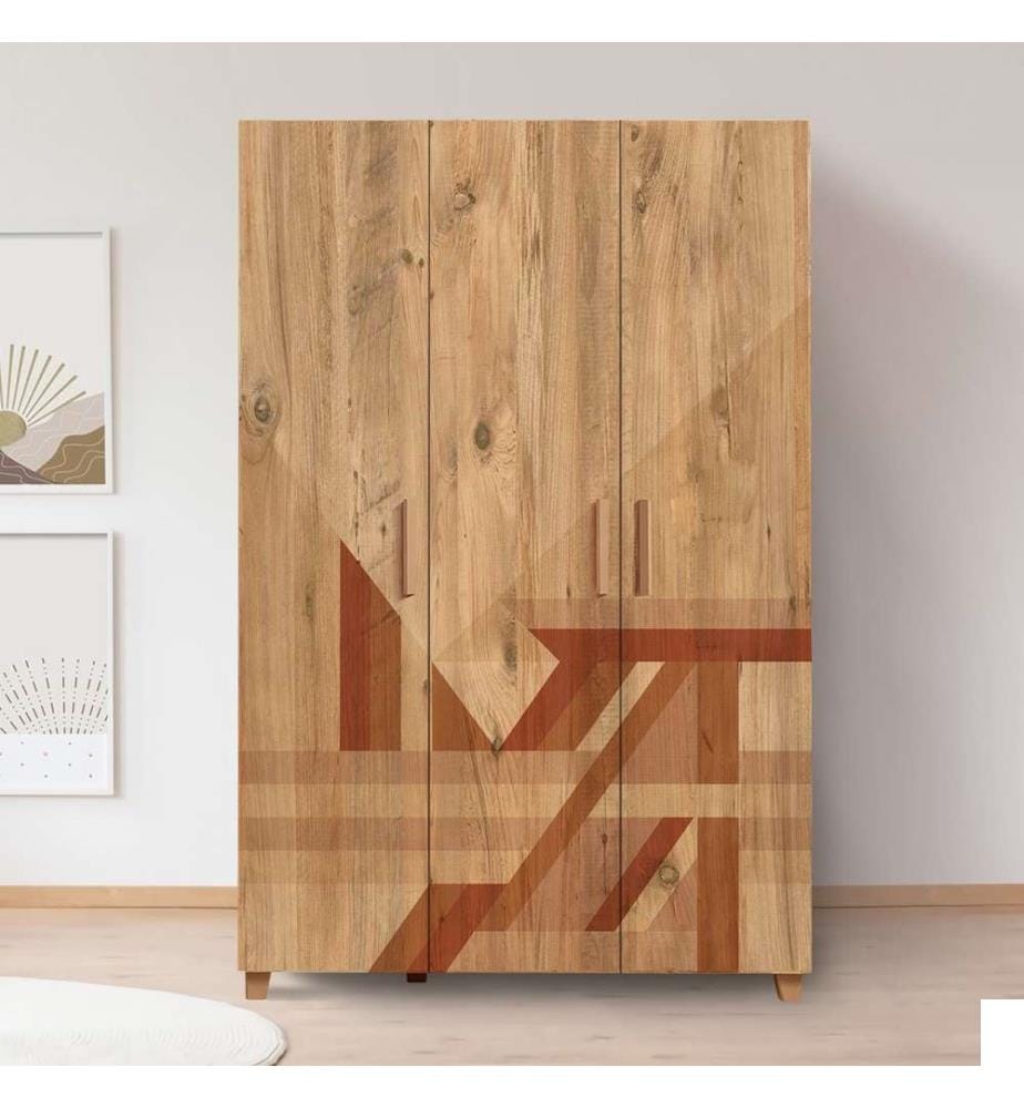 Armoire, pin atlantique, panneau de particules mélaminé