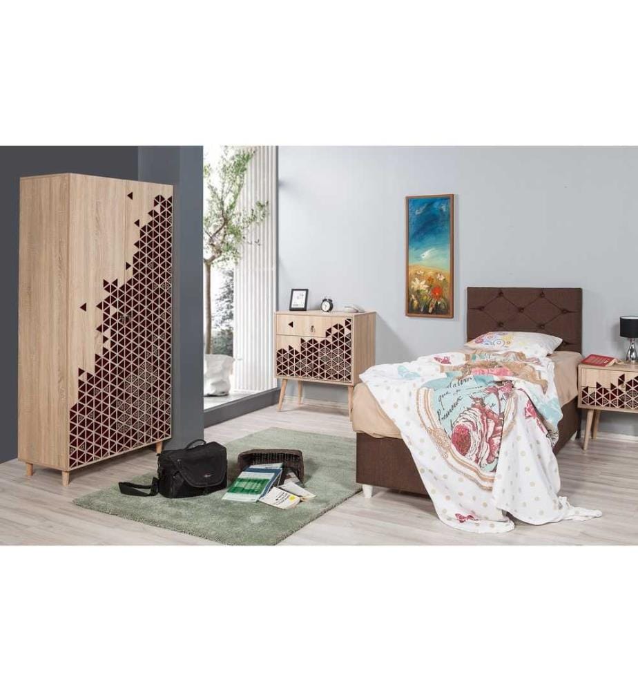 Armoire, chêne Sonoma, panneau de particules mélaminé