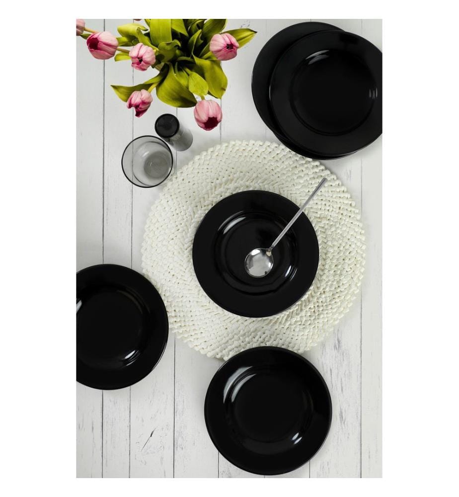 Set d'assiettes, 6 pièces, Multicolore, 100% Ceramic