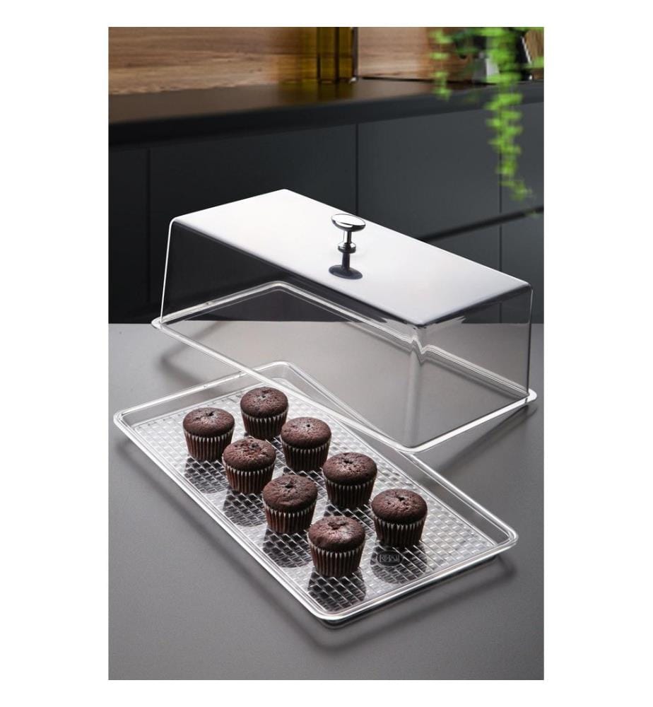 Assiette à gâteau, transparente, 100 % PLASTIQUE